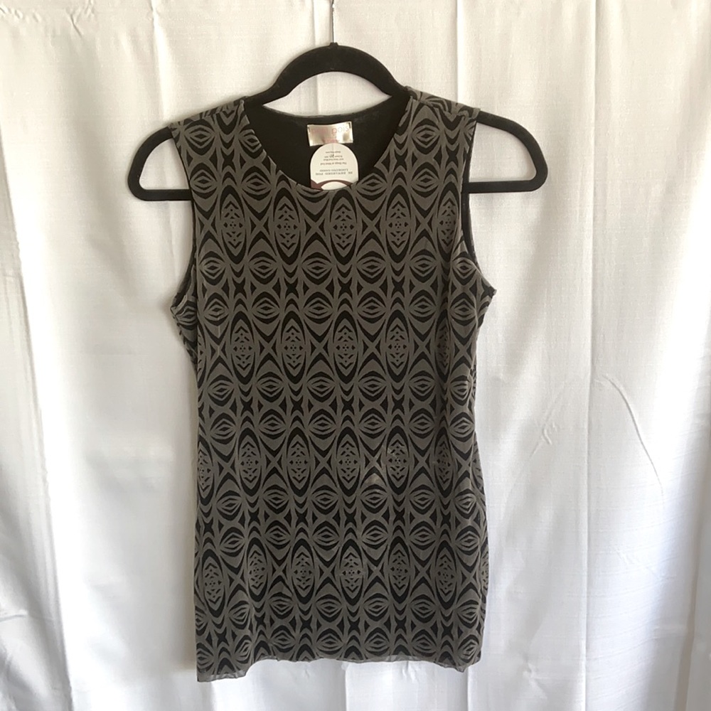 Petit Pois velvet burn out tank